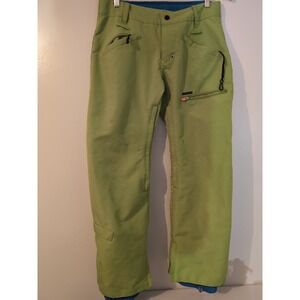 Aperture Ski and Snow Pants Womens  Size S Adjustable Straps Neon Green